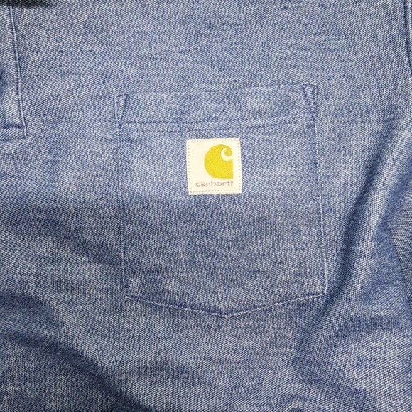 MENS CARHARTT POLO SHIRT SIZE 2XL - Picture 4 of 7